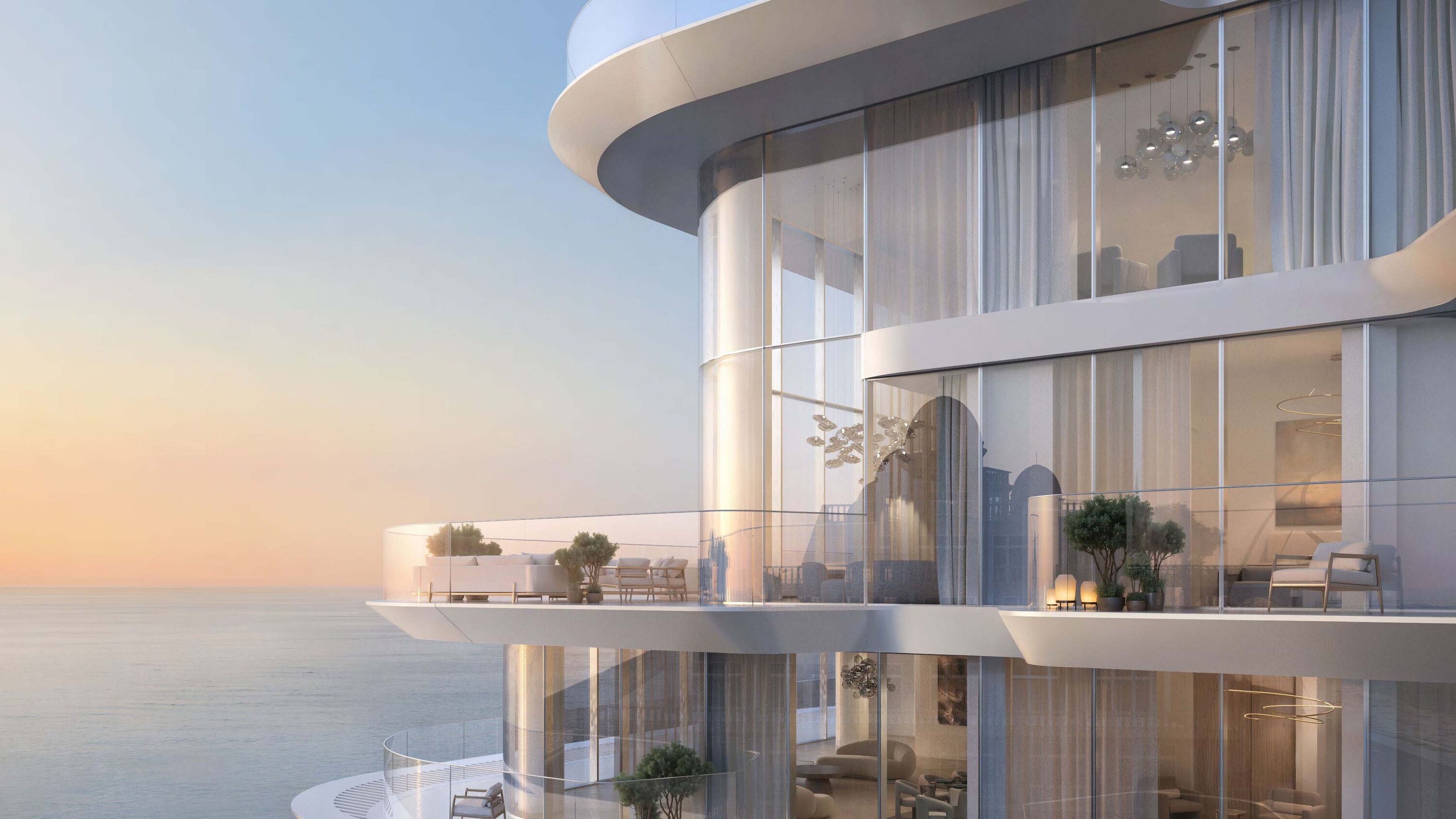Dubai waterfront skyline