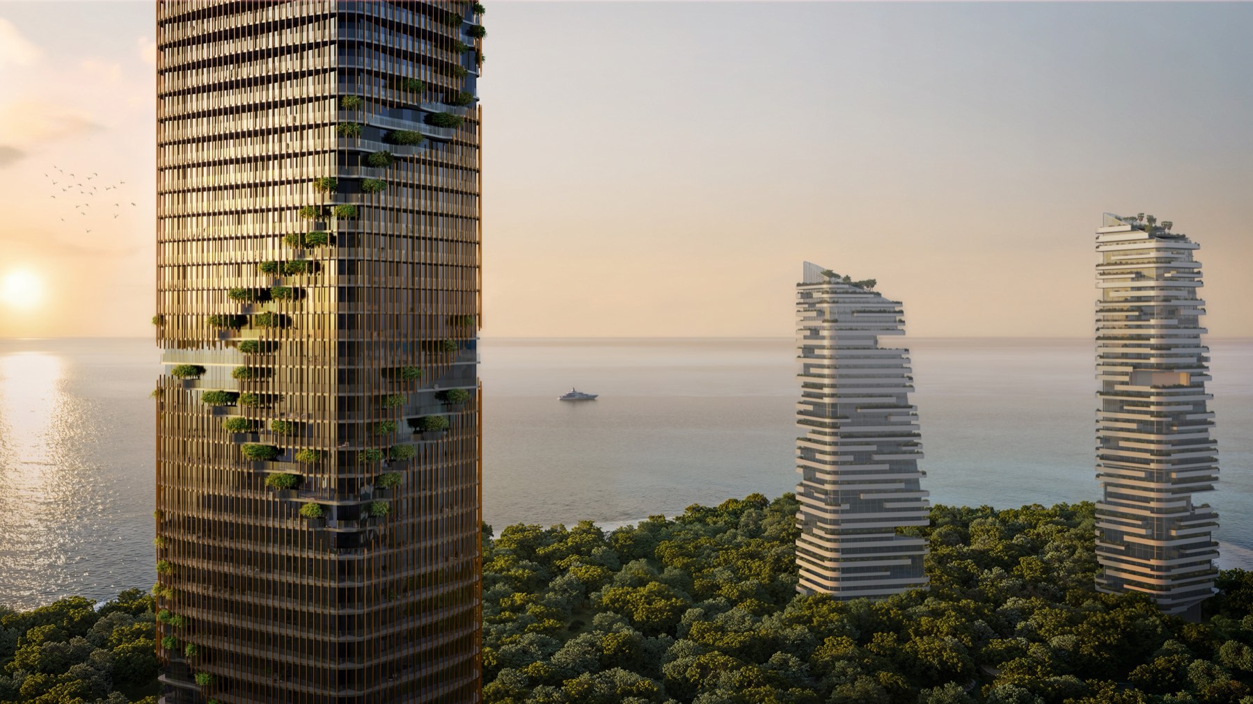 Kanyon tower, Forest District, Dubai Maritime City
