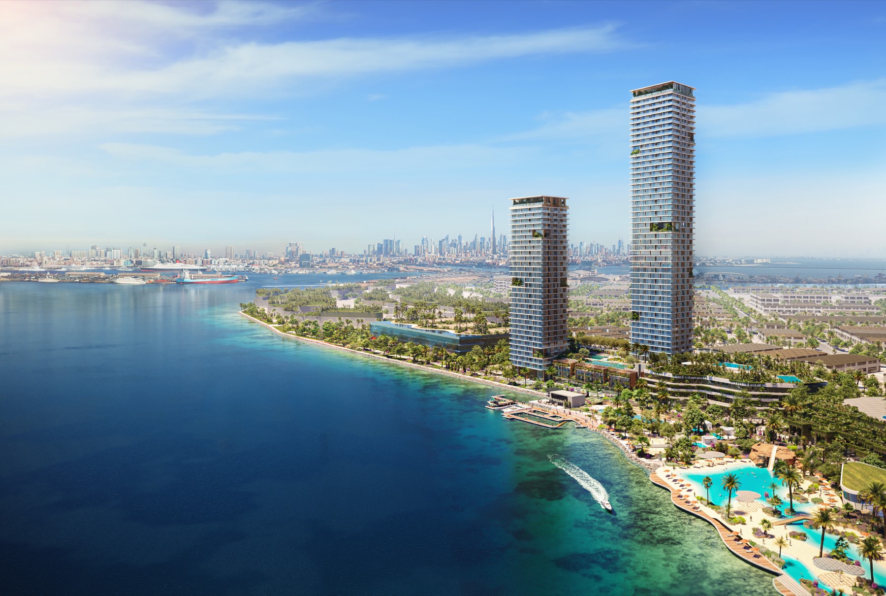Orise twin towers, Dubai Maritime City