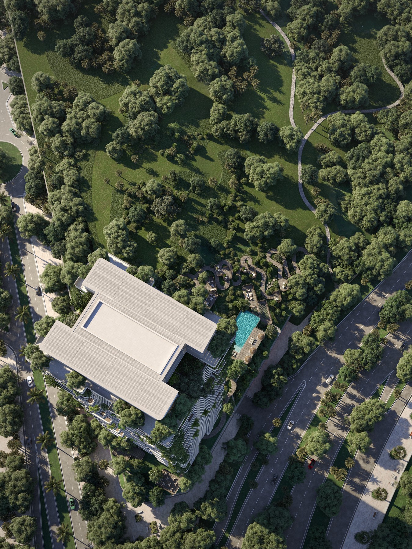 Talea tower exterior, Forest District