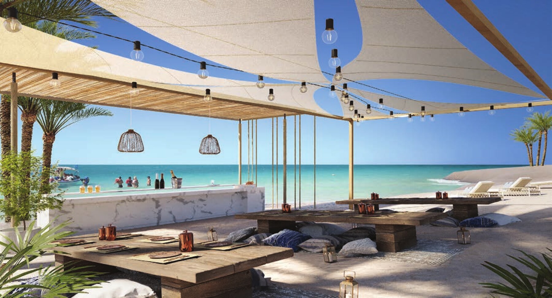 A private beach on Ramhan Island
