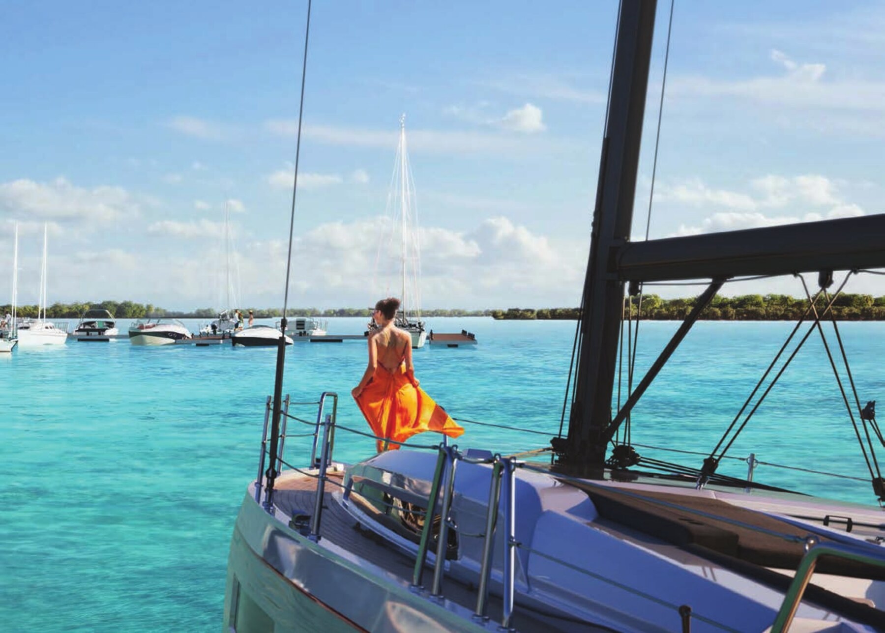 Sailing off Ramhan Island