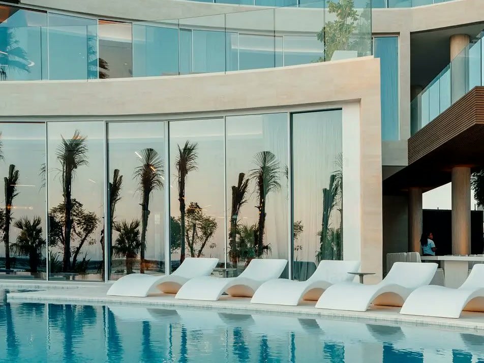 Zuhha pool facade